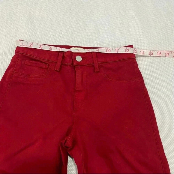 L'AGENCE Margot High Rise Skinny pants wine‎ 25 - Picture 6 of 10